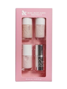 Olive & June Mini Neutrals Nail Polish Set - 4ct NEW